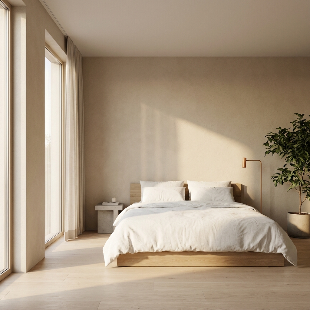 Modern bedroom interior